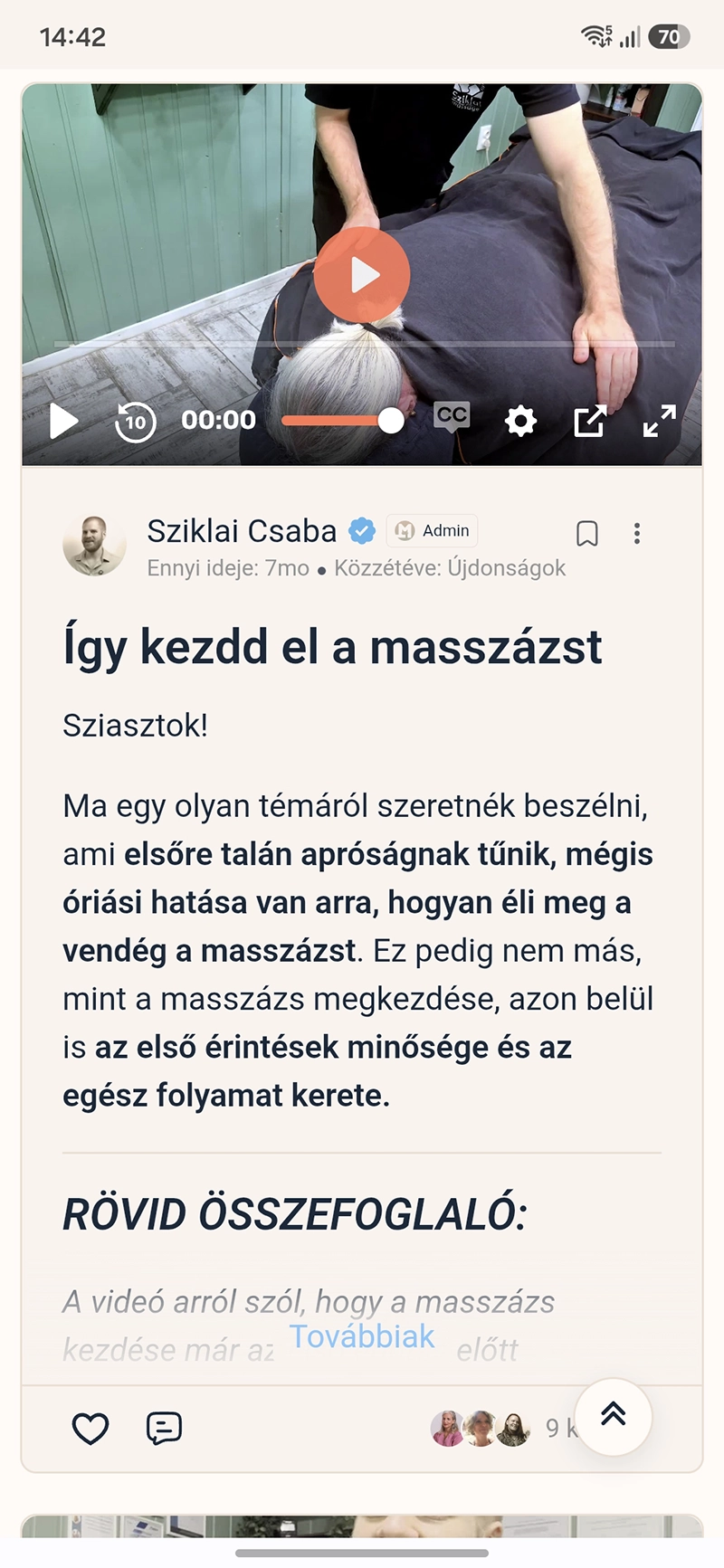 masszazskezdes